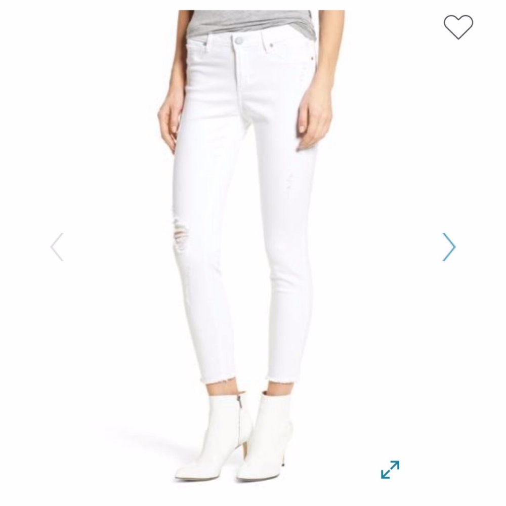 Articles of Society Carly Distressed Raw Hem Jean